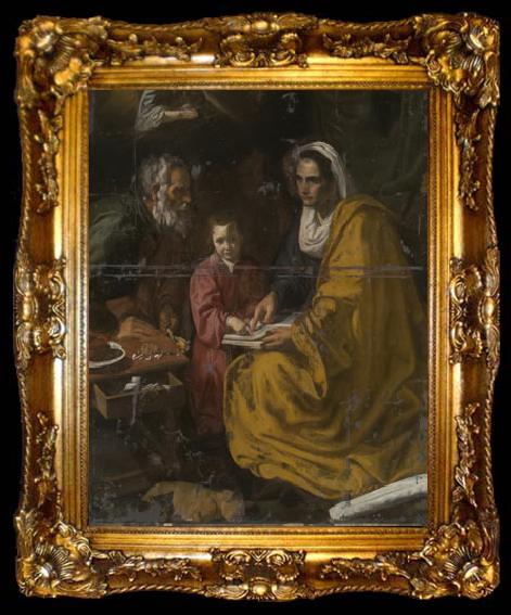 framed  unknow artist The Education of the Virgin, ta009-2
